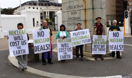 For the past 10 weeks SAFCEI has held vigils outside Cape Town Parliament, demanding transparency & public participation around SA energy choices.