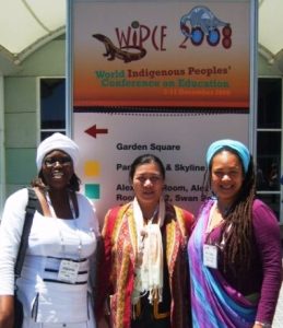Priscilla DeWet  RHS at World Indigenous Peoples Conf.  