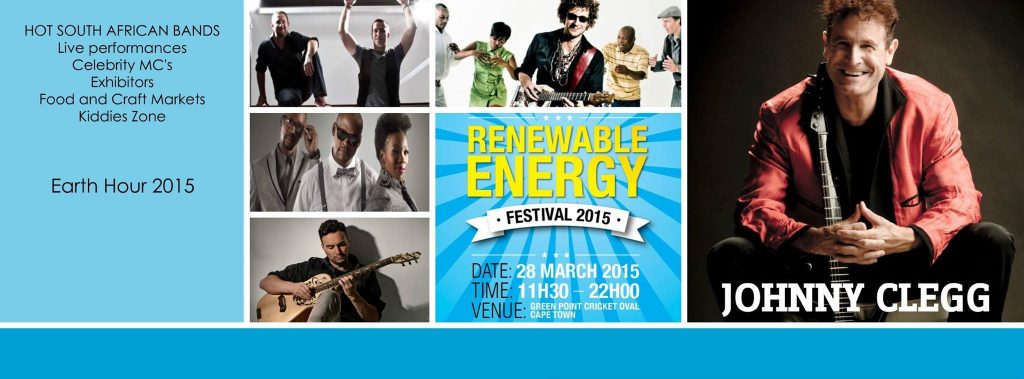 Renewable Energy Festival 2105 with Johnny Clegg