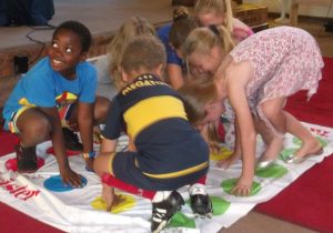 Children exploring and learning through play